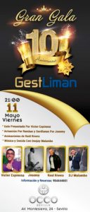 cartel gala 10 aniversario gestliman